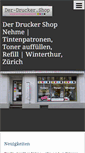 Mobile Screenshot of der-drucker-shop.ch